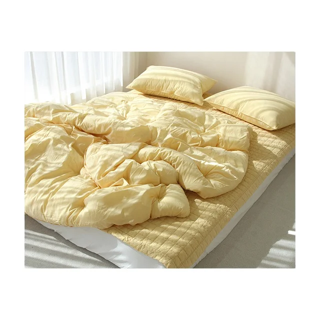 [HABBYnDECO] Pastel Color like Cream and the Softness Felt Shucream Premium 80-Cotton Pigment Washing Bedding Washing Pad320x210