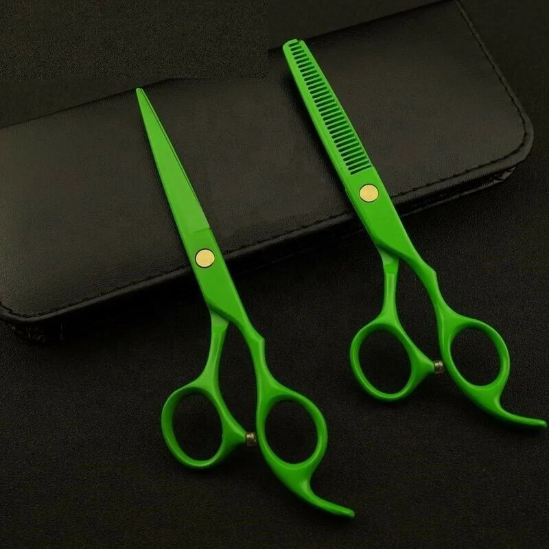 VG 10 настраиваемые ножницы для стрижки волос Парикмахерские из нержавеющей стали прямые лезвия с острым наконечником стальная ручка