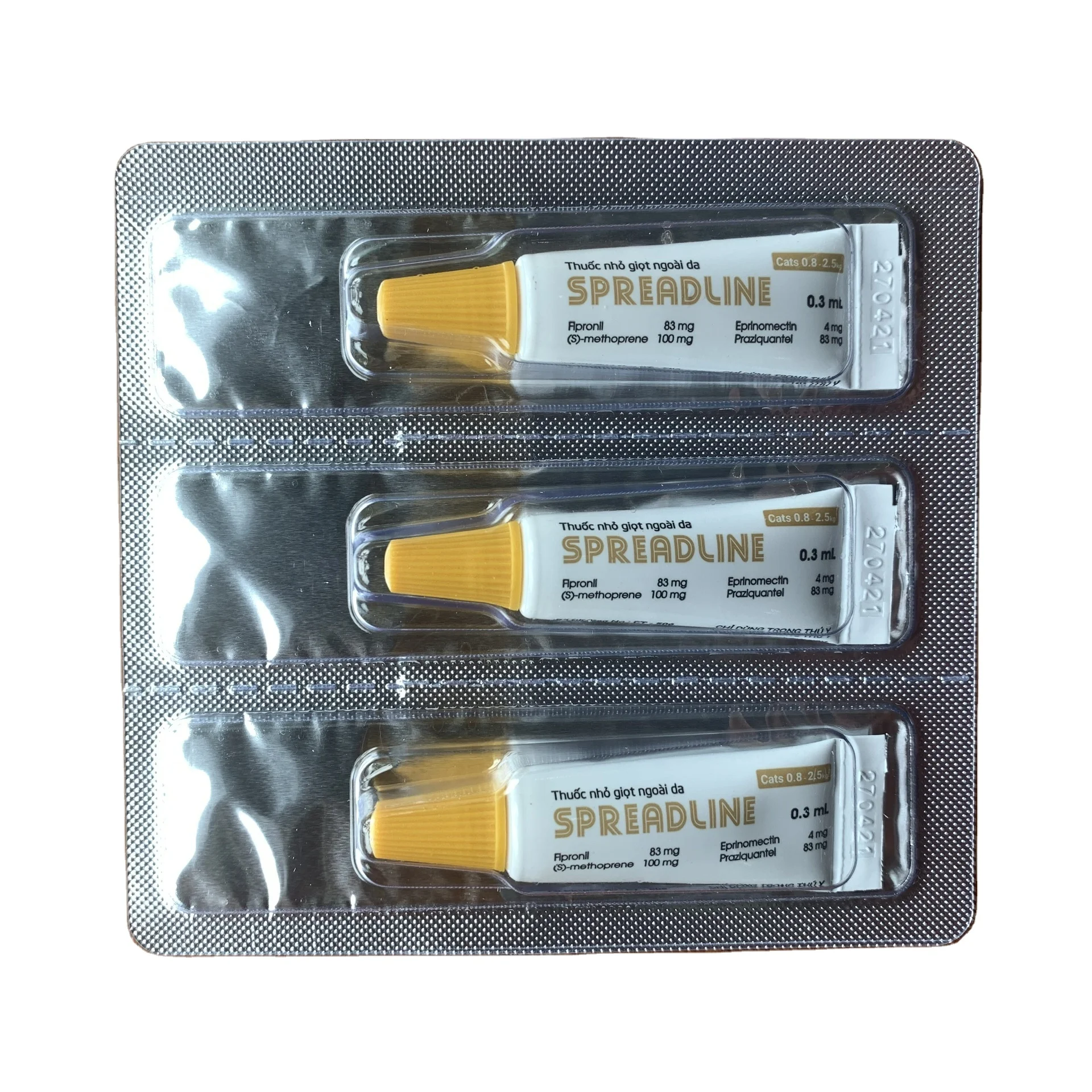  Все в одном продукте для профилактики и лечения червячков круглых червей личинок сердца клещей блоховых электронных линий