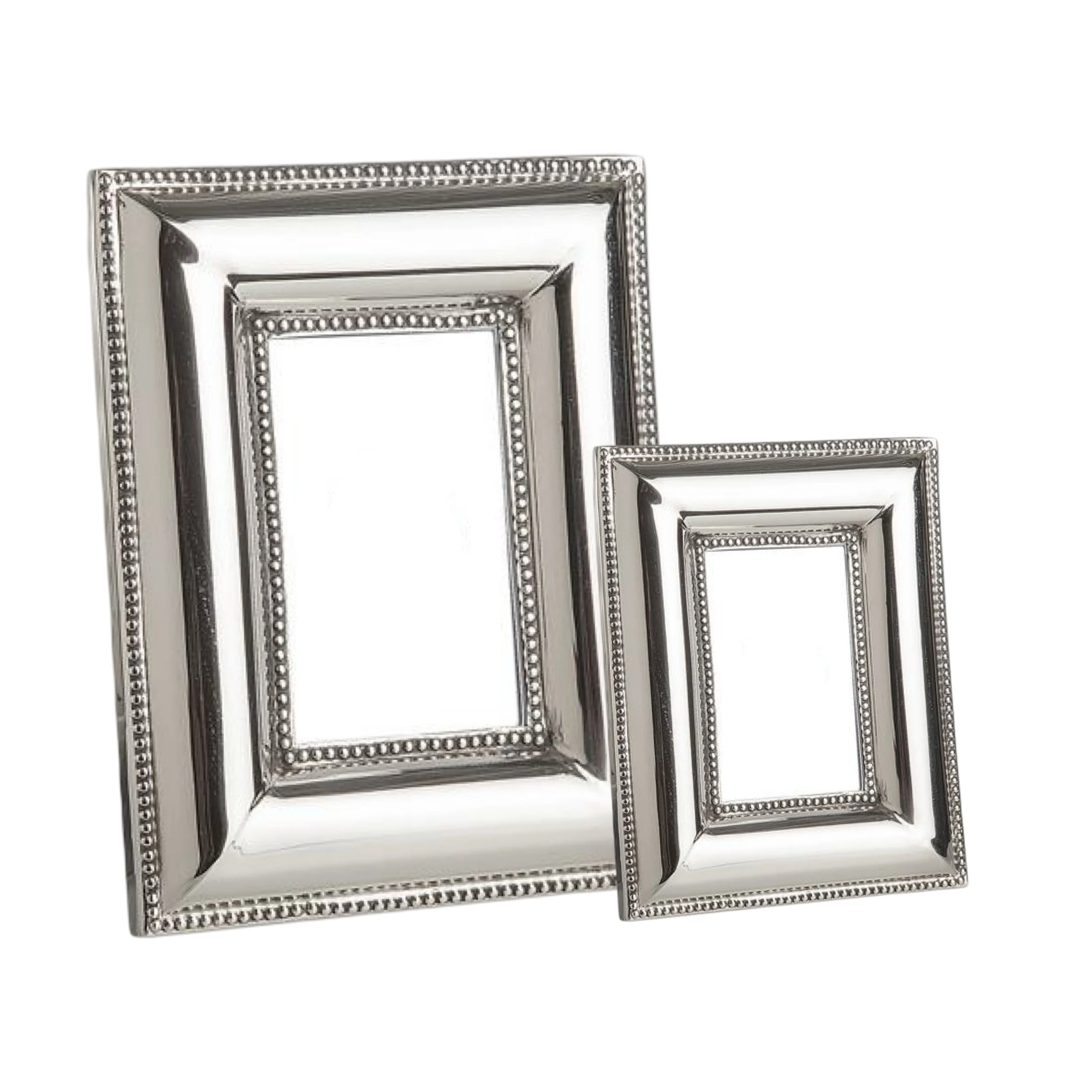 Lovely Large and Mini Metal Aluminium photo frame set of 2 Handmade Home Decor picture frame
