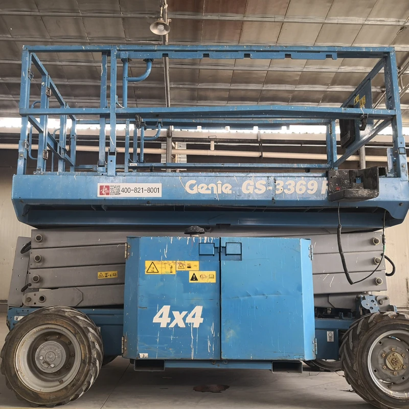 Genie Used Awp Lift GS 3369 RT 12m 4x4 electric Rough Terrain Scissor Lift for sale