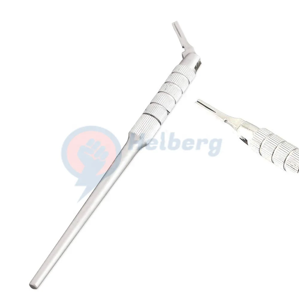 Высокое качество с круглой ручкой из нержавеющей стали регулируемая 7 способов скальпель ножевой рукояти #3 хирургического инструмента MGI-ORT-0163