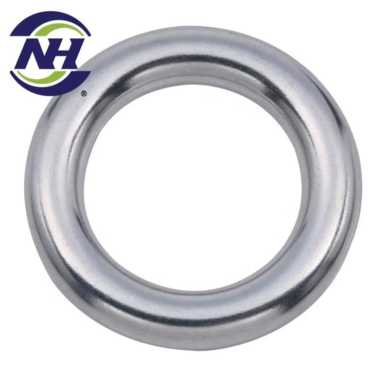 Steel Ring high tensile forged gold metal 1 d-ring