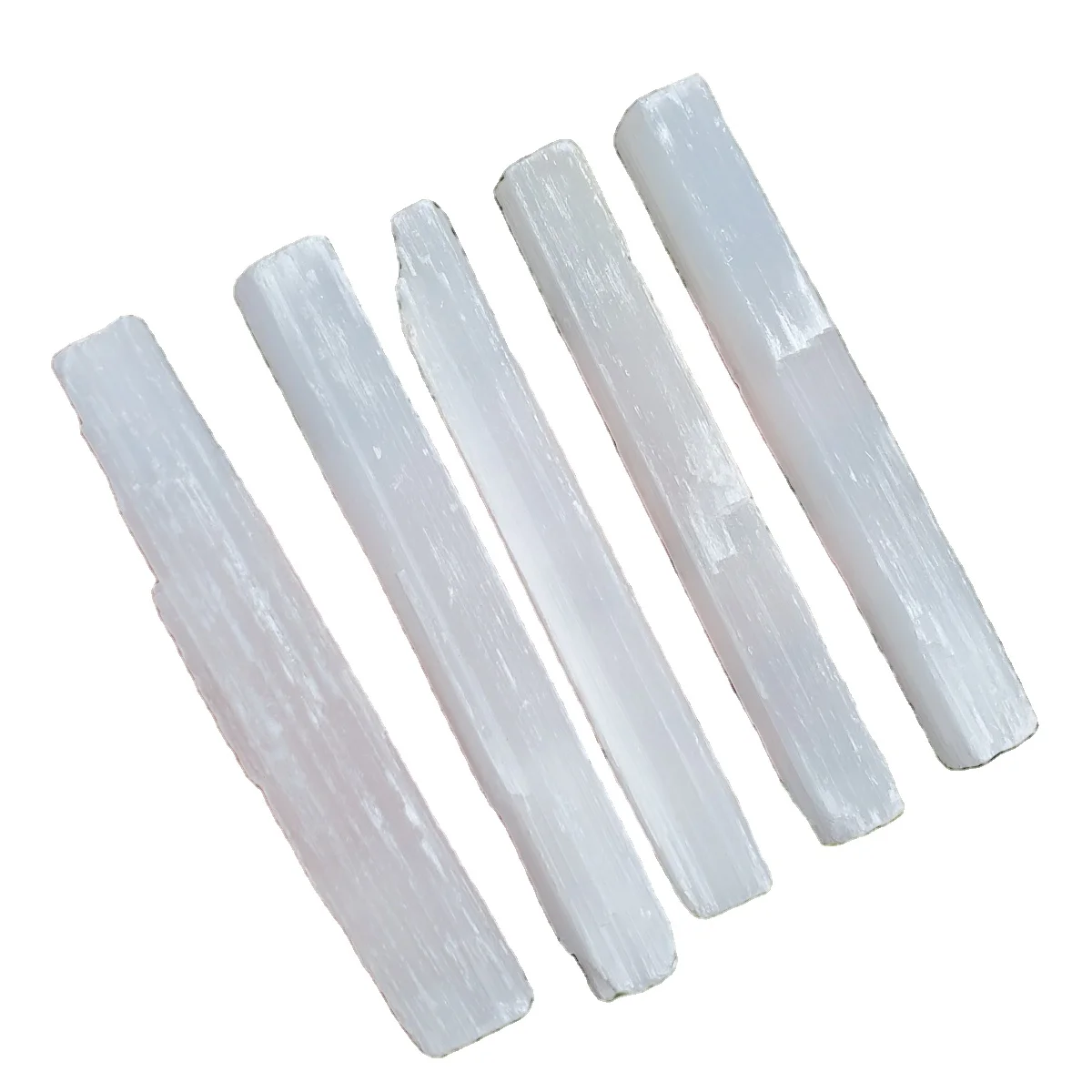 
wholesale natural selenite sticks selenite charging stick selenite crystals healing sticks gemstone reiki energy healing 