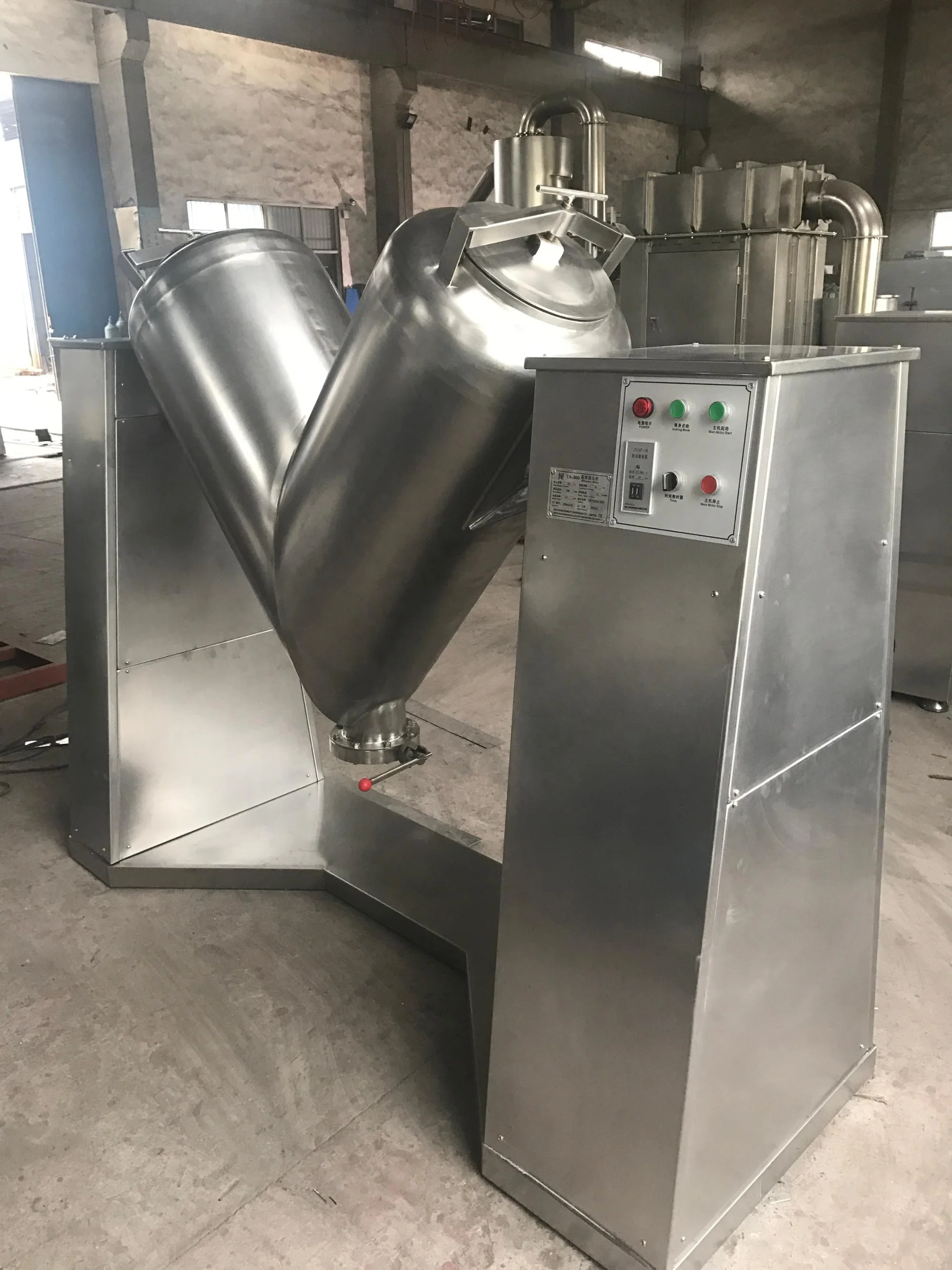 Stainless Steel Industrial V Blender Powder Mixer Price/v Shape Powder Mixer