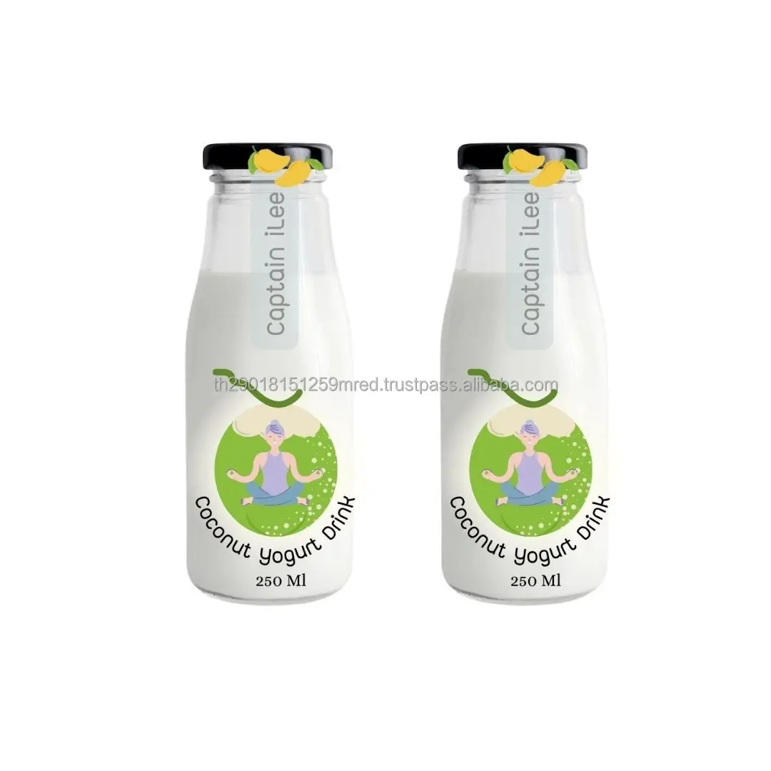 New Arrivals Coconut  with Mango Yogurt  Drink Fermented from Plant-Based Sterilized Products Vegan Type and Flavored Processing