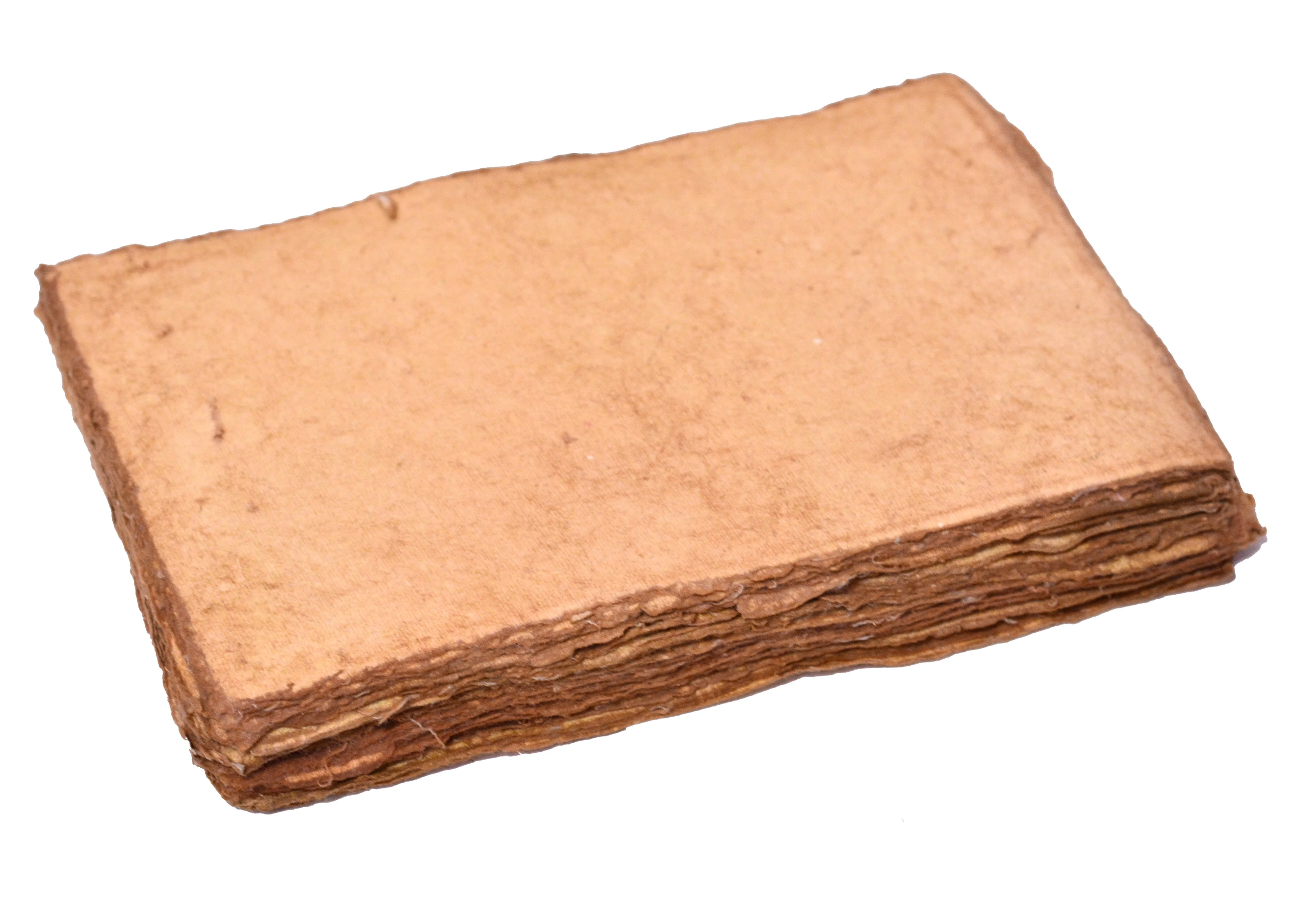 High Quality Low Price A5 A4 Paper Handmade Deckle Edge Cotton Rag Paper Craft Eco-friendly Brown Paper From India Manufacturer