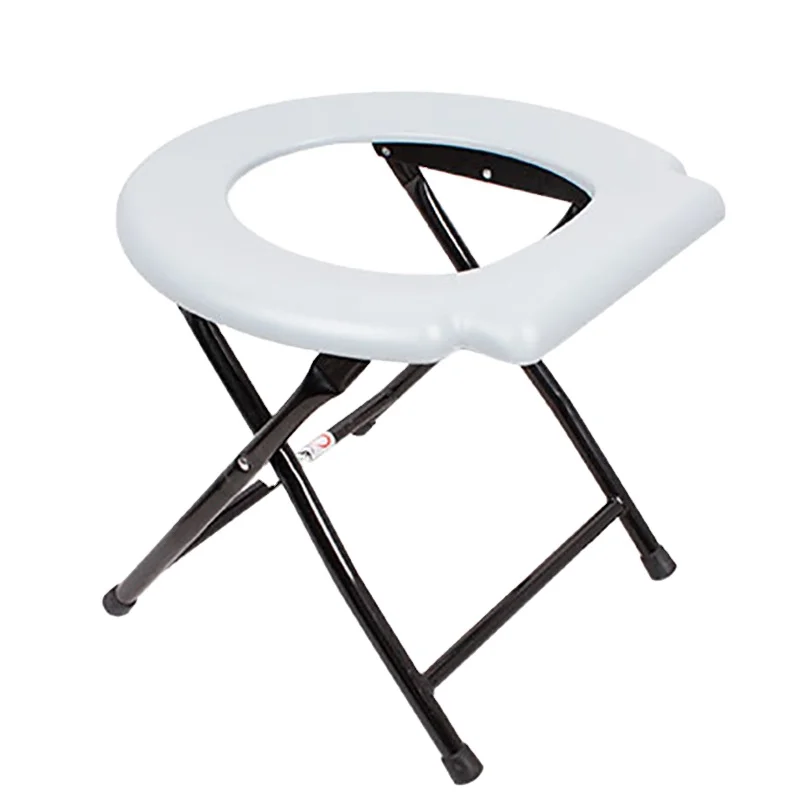 Toilet Chair / Shower Chair / Bath Chair With Wheels Travel Potty Chair Toilet Foldable