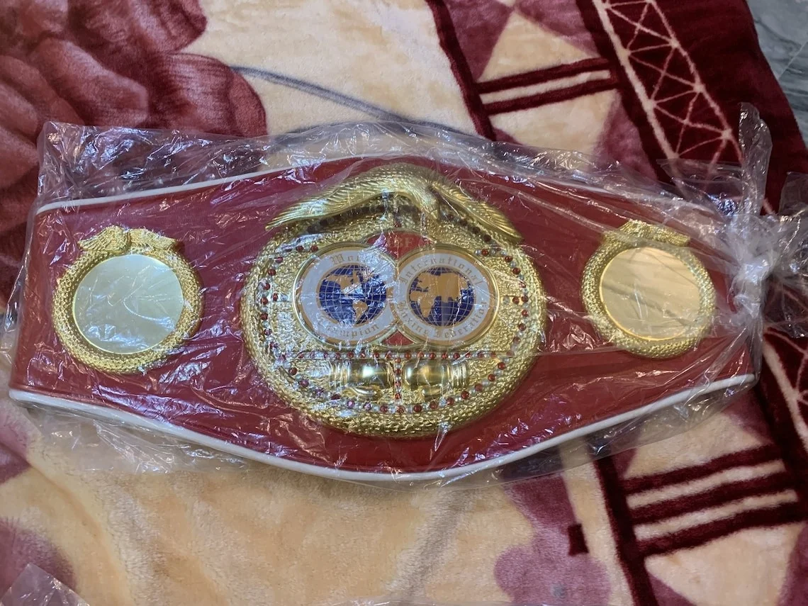 WBC Wrestling Championships Belts High Quality Genuine Leather Customized Logo And Design Wrestling Belts For Sale