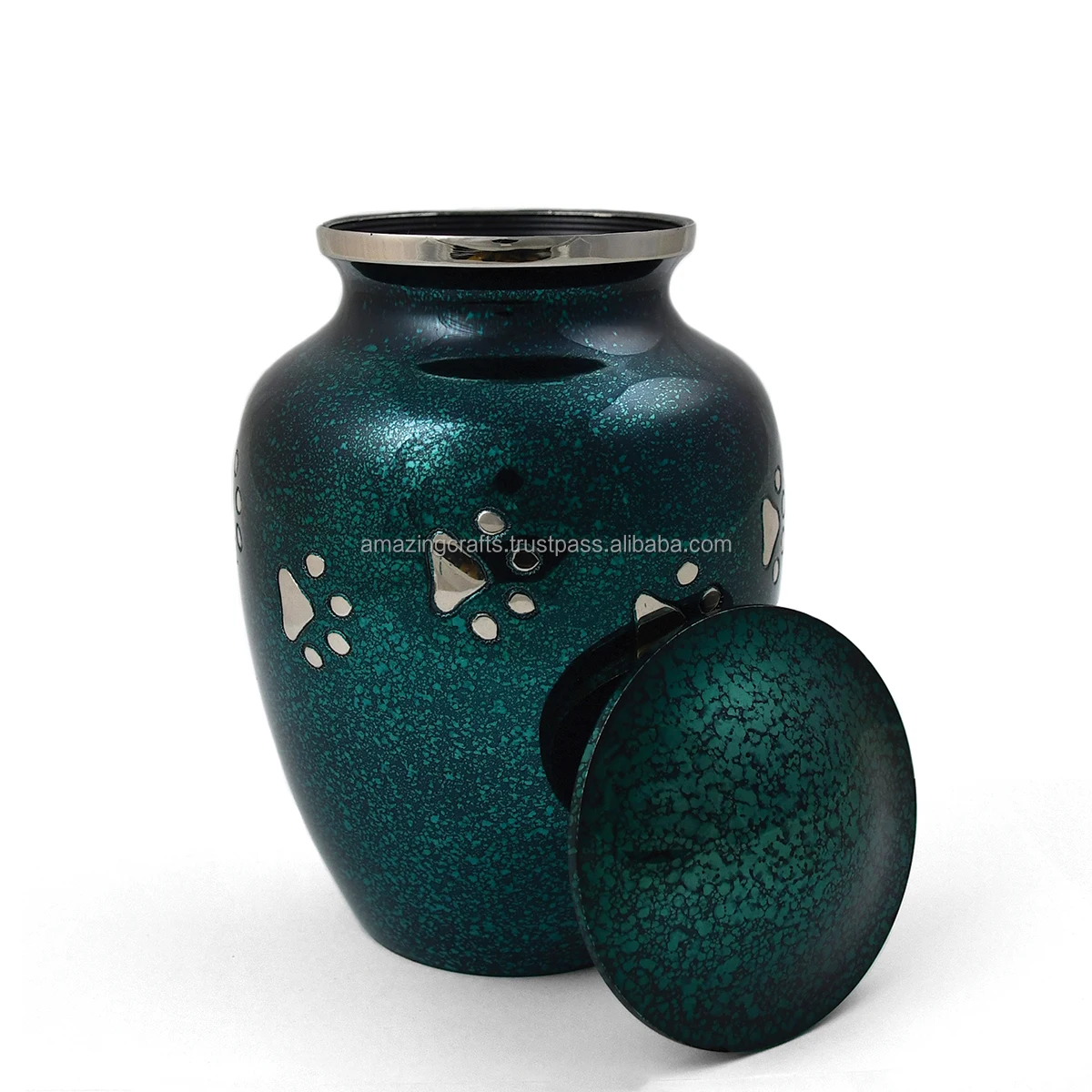 Best Selling Aluminium White Candle Urn Great Quality Handicraft at Best Wholesale Price for Funeral Cremation Ashes by ACW