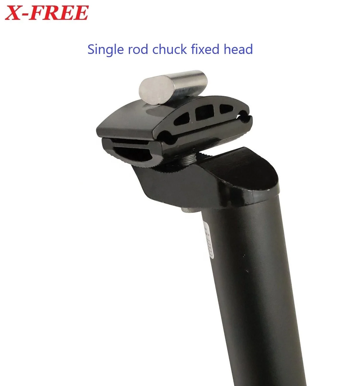 X-FREE aluminum alloy single rod chuck seat tube Single rod chuck fixed head High-quality sandblasted surface B71-31~35