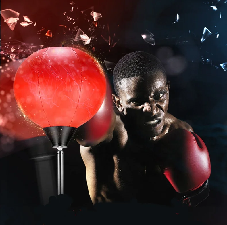 Stress Buster Relief Free Standing Desk Table Boxing Punch Ball Suction Cup Reflex Strain Punching Bag