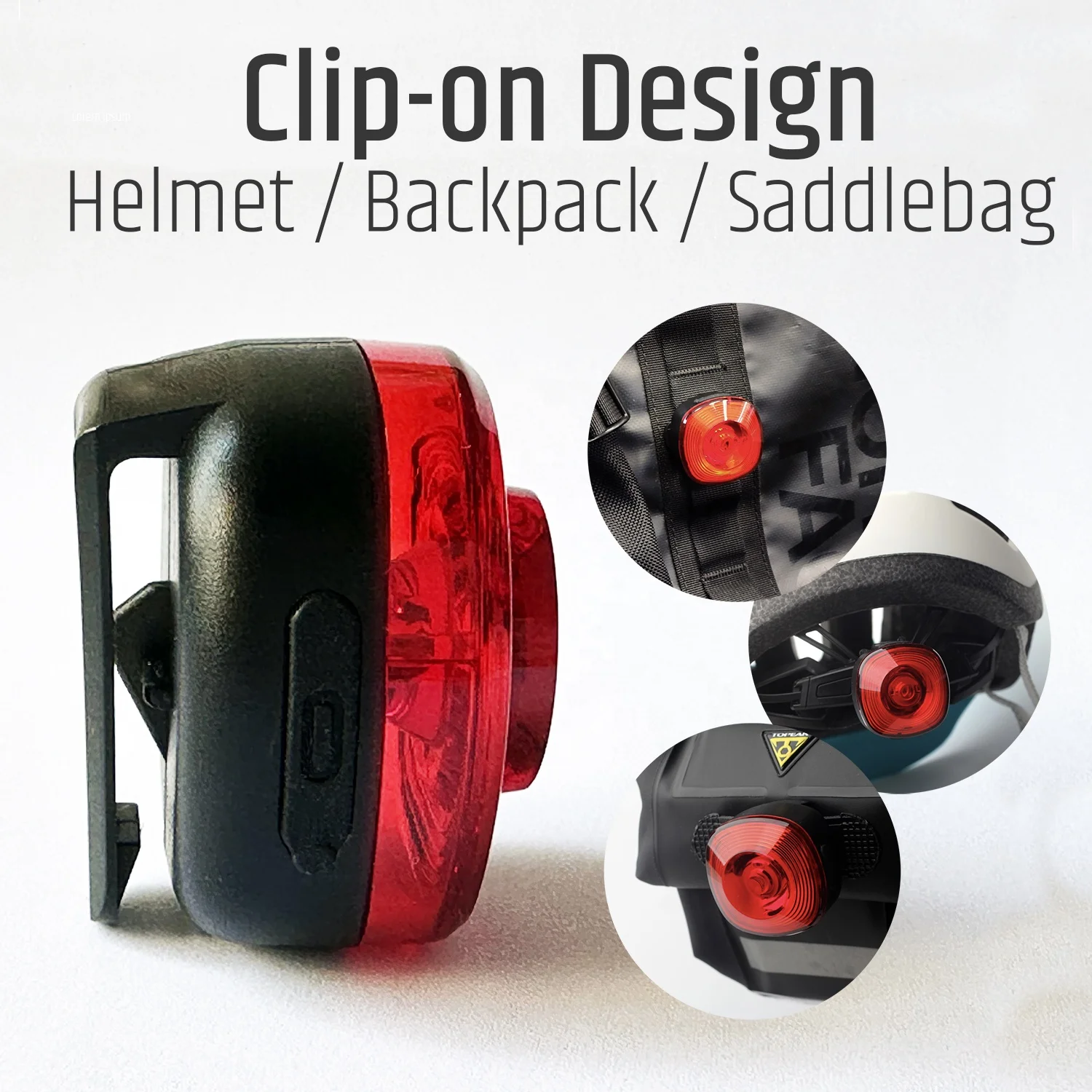 High Quality Bicycle LED Light 300 Lumen Type-C Rechargeable Bike Light combo set