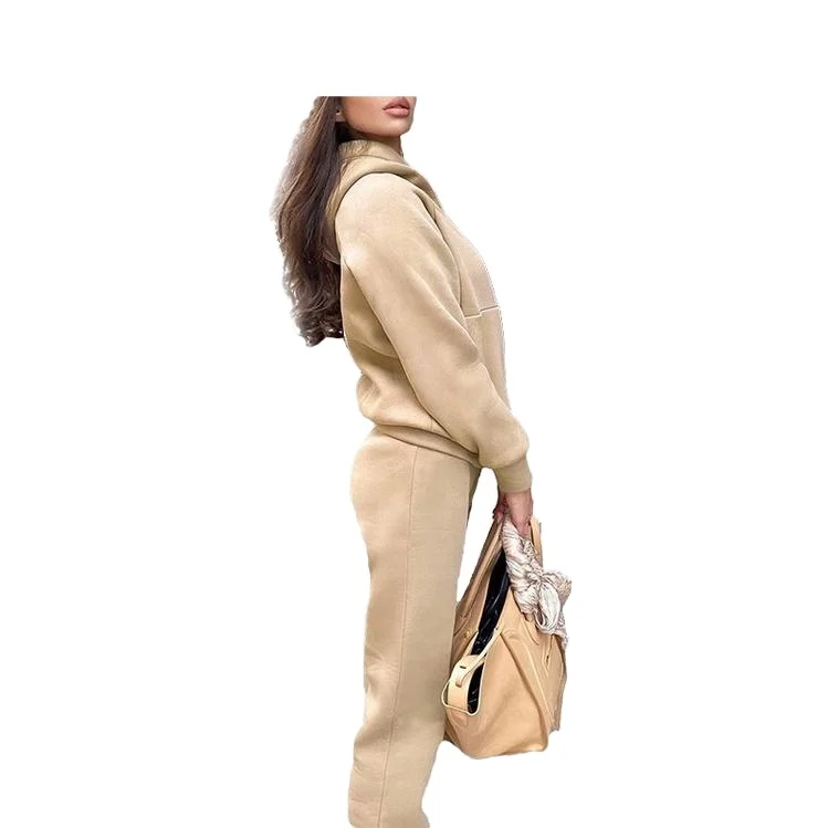 Лидер продаж женская уличная одежда свитшот повседневные спортивные костюмы из 2 предметов на заказ