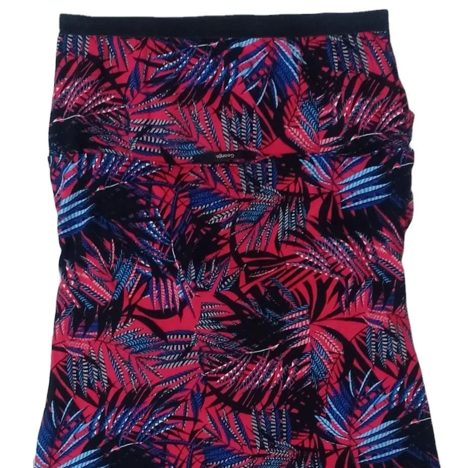 Ladies Fancy Top Office Summer Clothing Red (Ready stock)