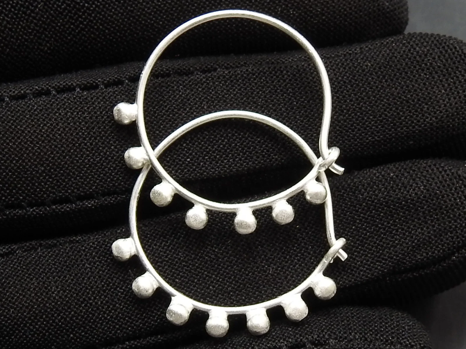 925 Sterling Silver Bali Dangler Earring Matte Finished Ball Shape Featuring Pearl One-of-a-Kind Fine Jewelry Her New Arrival