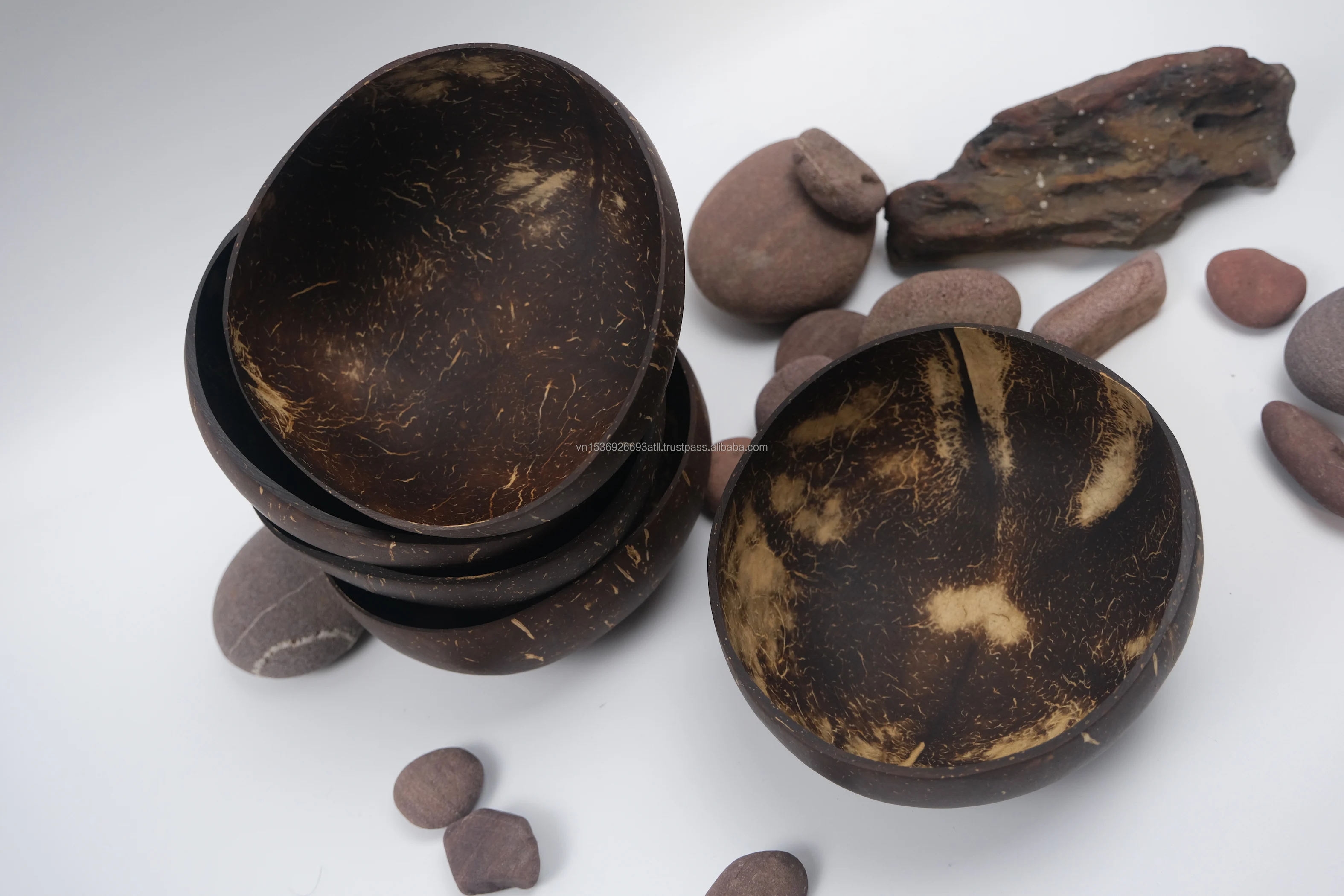  Лидер продаж на Alibaba оптовая продажа набор посуды из кокосовой чаши и лаковой кокосовые