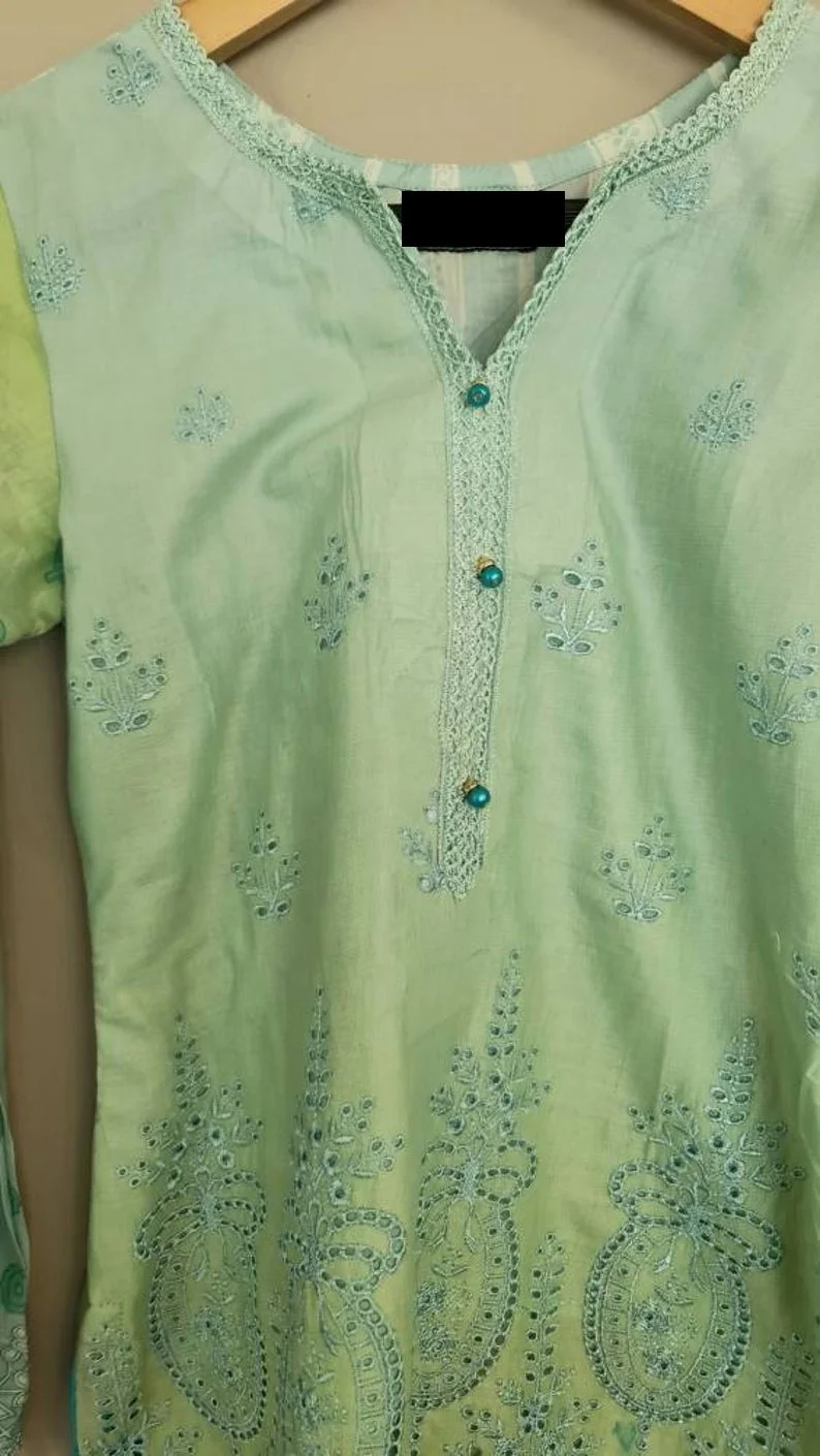 Indian Pakistani Heavy Embroidery Work Suit Ready Made Shalwar Kameez clothes Hot Selling Dress 2021