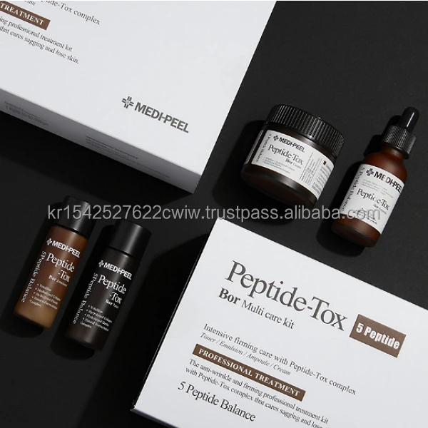 High Quality Medi-Peel Peptide Tox Bor Multi Care Kit MADE in KOREA Wrinkle Care, Skin Elasticity, Nutrition and Moisturizing