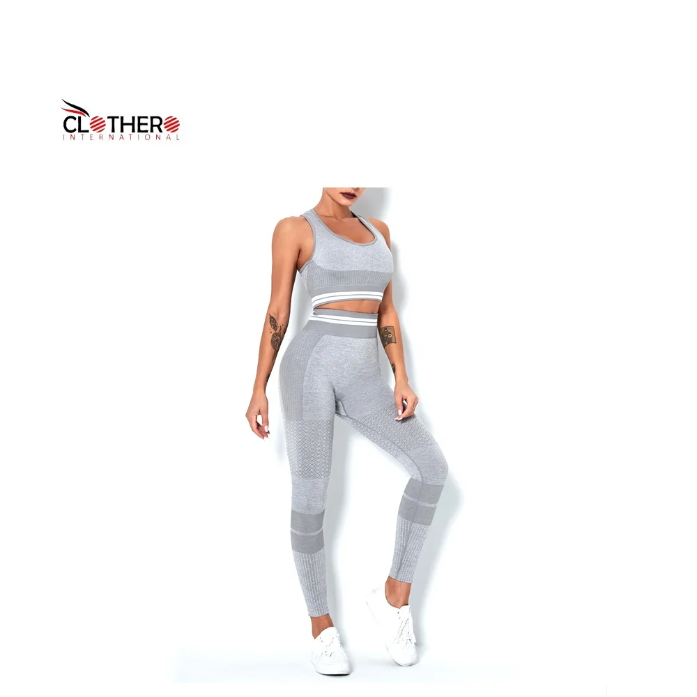Women Nylon Spandex Compression Sport Fitness Yoga Pants High Waisted Workout Gym Booty Leggings with Pocket OEM Style Packing