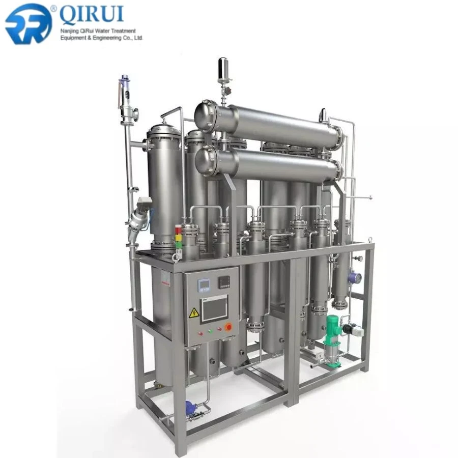 distillation unit 0.1-8t /h Multi-Effect Distilled Water Machine Water For Injection Pharmaceutical Water Tubular distiller kit