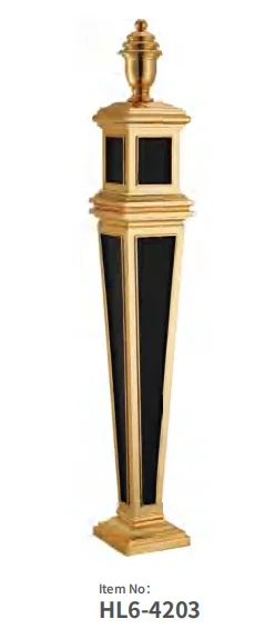 luxury villa balcony handrail aluminium Cast Iron Balustrade Straight Iron Railing