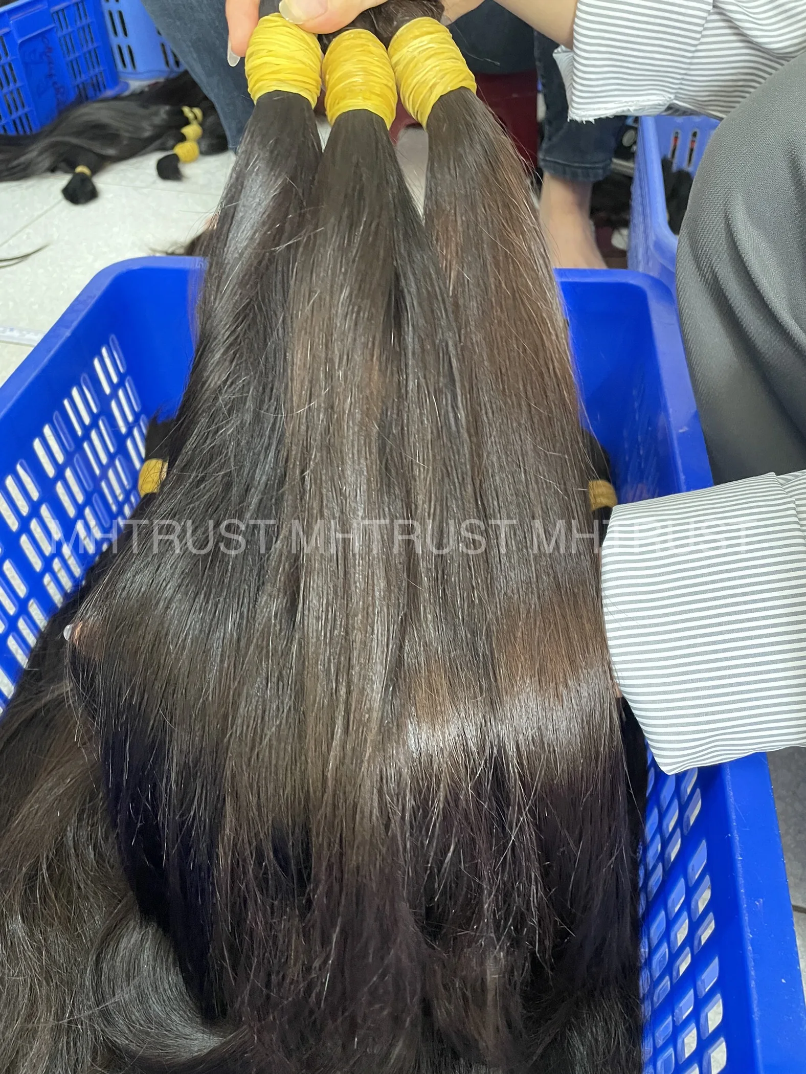 Raw  Hair 100% Vietnamese from 6inches to 40 inches from 1 donor High Quality Natural Color in Large Quantity MH Trust