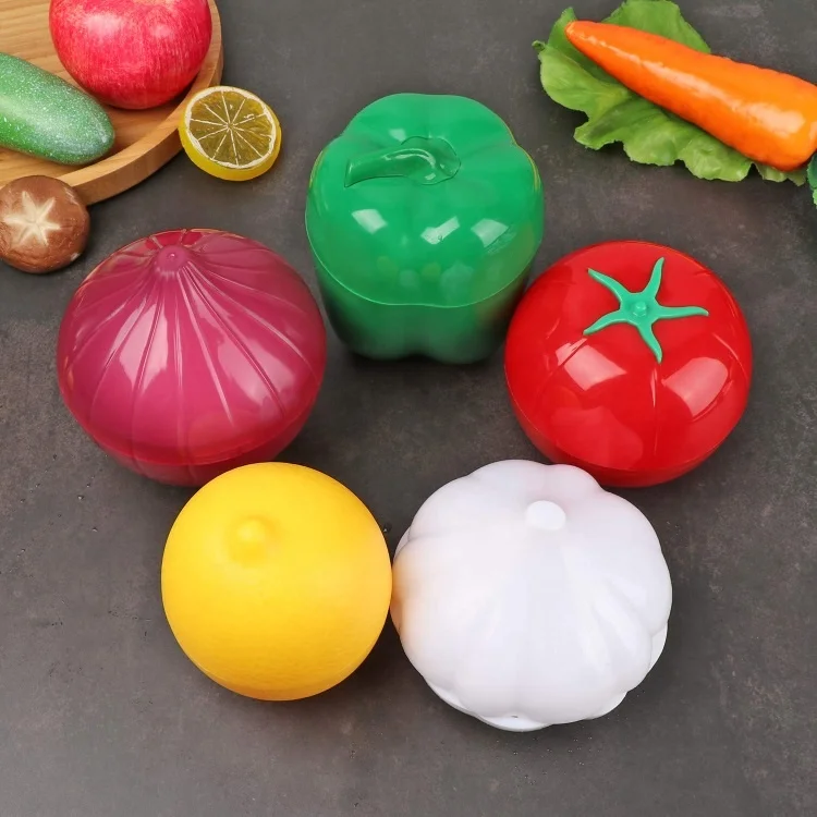 Maisons Hot Sale Kitchen Storage Plastic Reusable Storage Box Vegetable Onion Food Savers