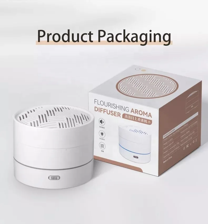 Steaming Bun Aroma Diffuser 200ml USB Ultrasonic Air Humidifier LED Night Light Essential Oil Diffuser Aromatherapy Diffuser