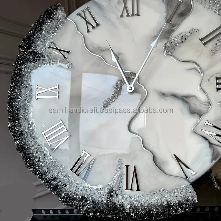 Personalized Resin Wall Watch Designer resin watch Best Gift For Your Buddy Resin Wall Clock Gift Ideas