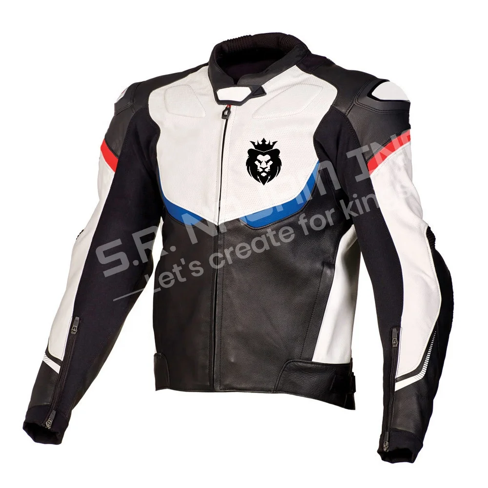 Новейшая стильная мотоциклетная куртка/мотоциклетная кожаная гоночная куртка на заказ Байкерская