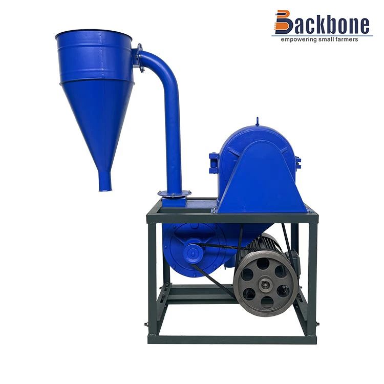 Backbone Machinery high capacity self primming flour mill with 380v 7.5kw motor