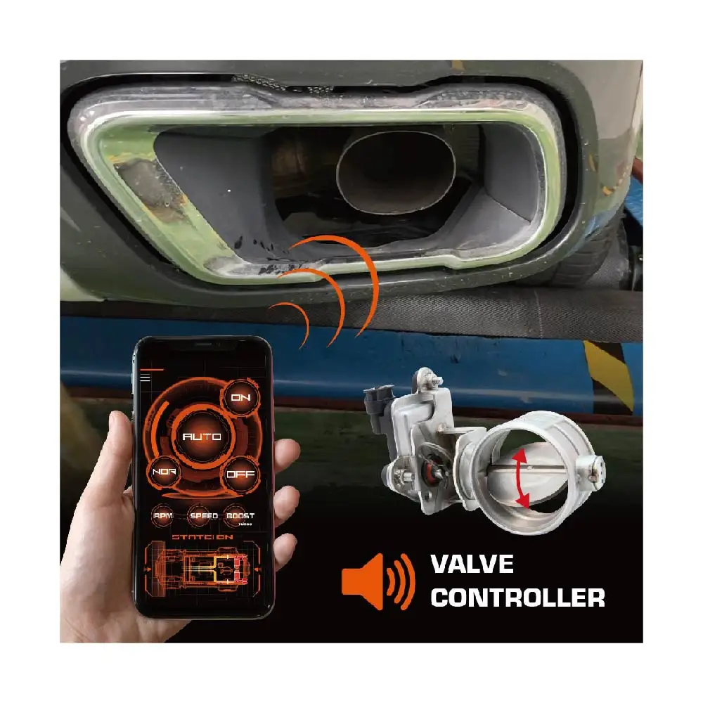 Выхлопной Клапан obd звуковой комплект для универсального глушителя с obd2 автоматическое управление функцией
