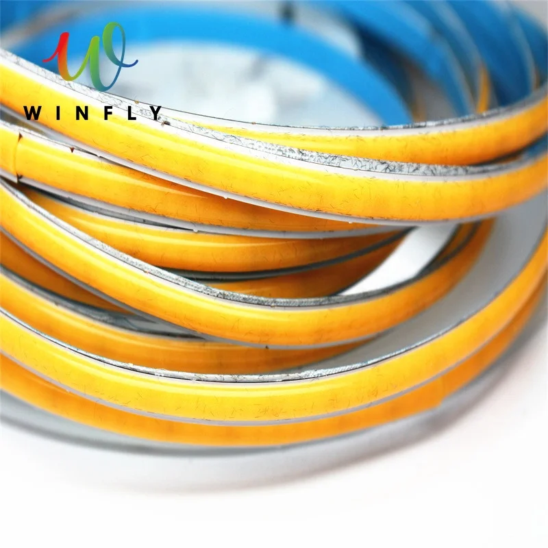 DIY светодиодные полосы света 5 мм водонепроницаемый гибкие светодиодные ленты Изменение Цвета 360 светодиоды COB светодиодные полосы для украшения комнаты