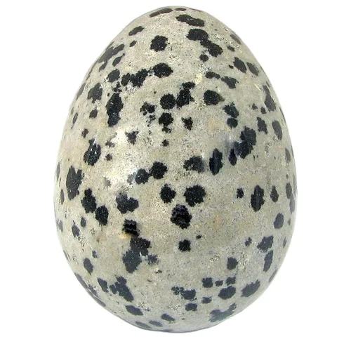 WHOLESALE NATURA HEALING  CRYSTAL  DALMATION STONE YONI EGG: GEMSTONE AGATE EGG.