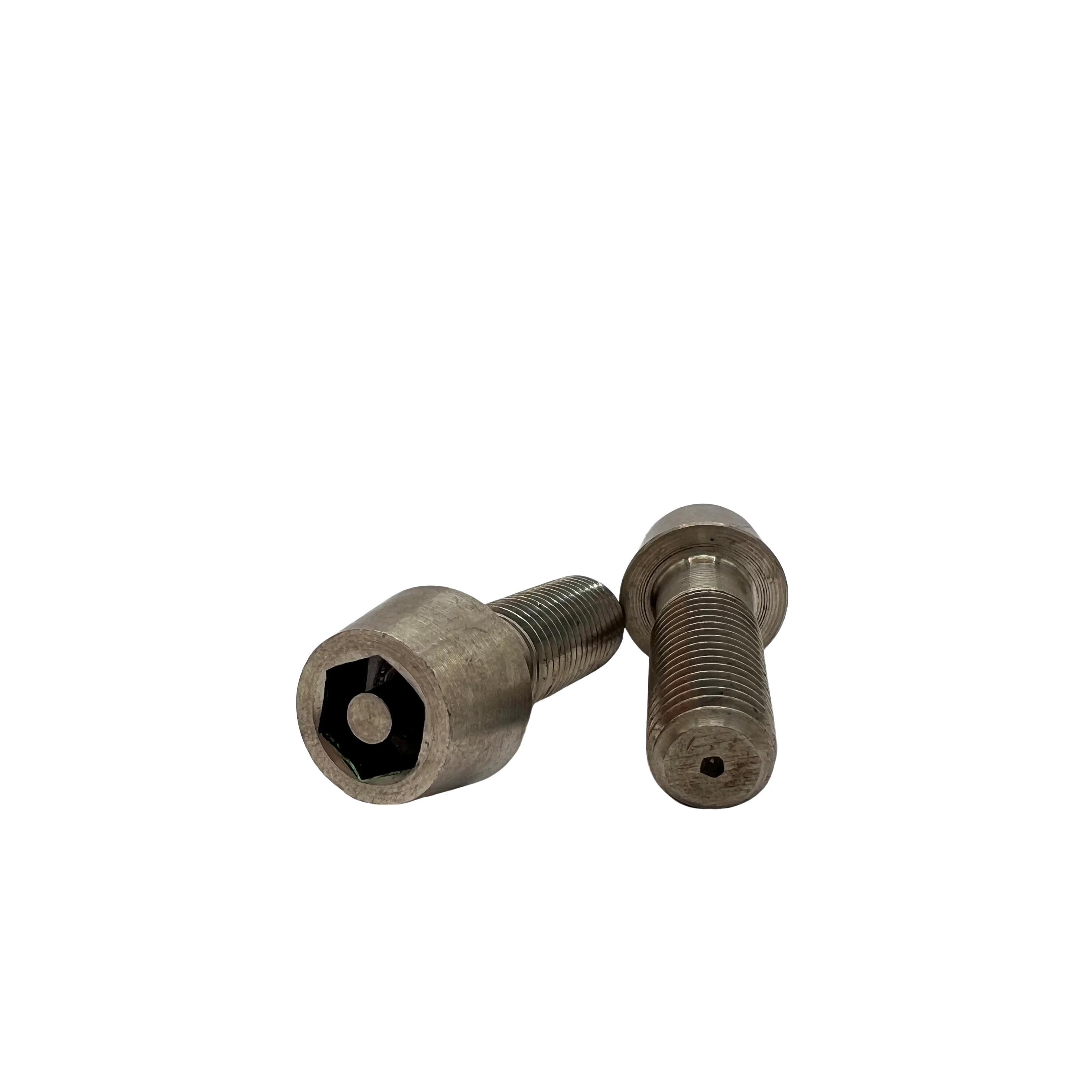High Quality Customized Automotive Retrofit Bolts M10 Titanium Stainless Steel Hex Head 40mm Length Plain Stainless Made Taiwan