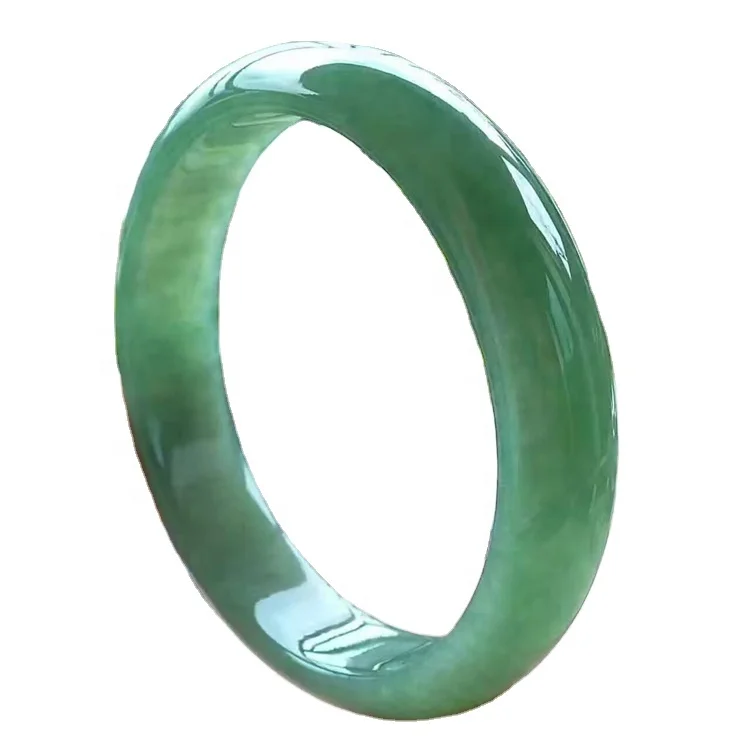 Emerald Bangle Precious Stone Price Natural Emerald Bangle Green Jade Bracelets Round Bangles Gift for Women Jades Fine Jewelry