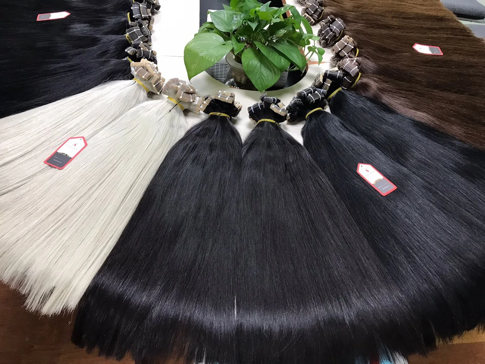 100% вьетнамские высококачественные человеческие волосы HAIIR всех цветов от 15-80 см