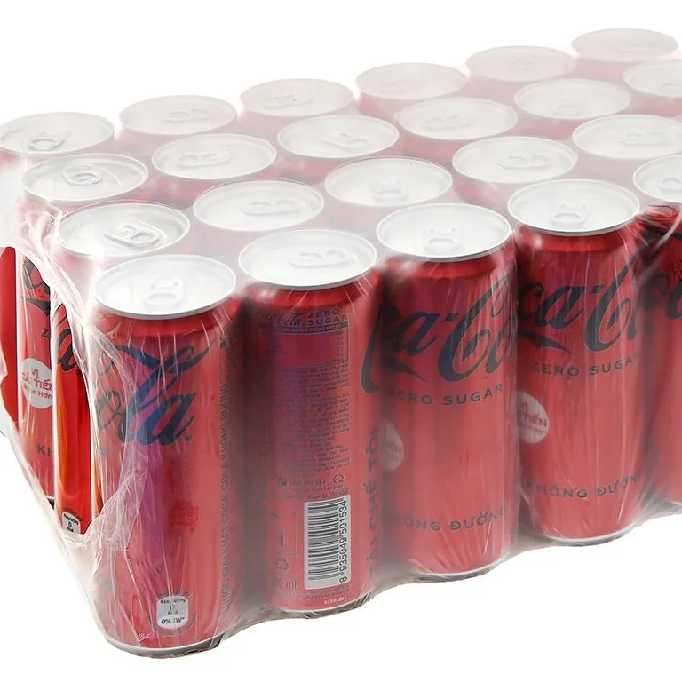 CocaCola zero soft drink can 320ml x 24