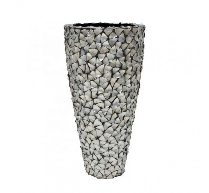 Wholesaler manufacturing luxury decorative mother of pearl vase from Viet Nam