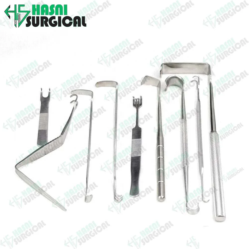 Nasal Bone Nose Surgery Set Double Eyelid Tools Spade Type Round Handle Plastic Surgery