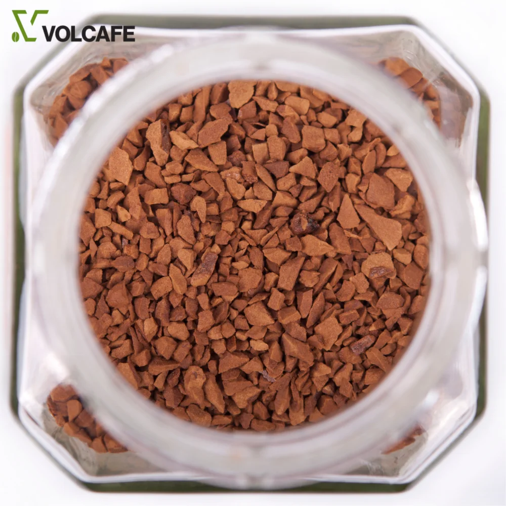 Топ вьетнамское происхождение растворимый кофе с насыщенным ароматом гладкий вкус замороженный сушеный кофейный порошок индивидуальная упаковка