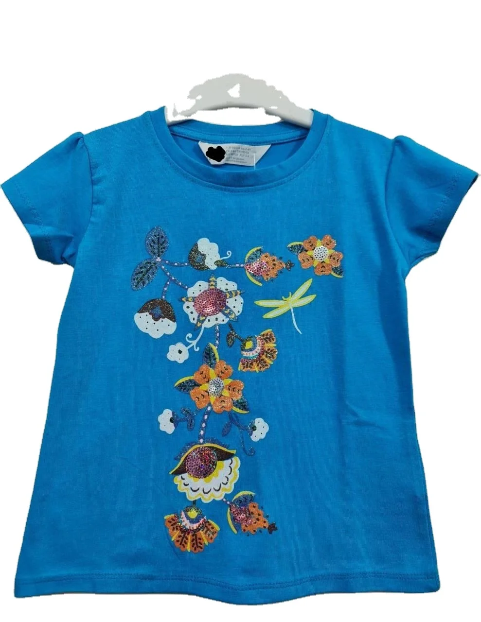 Branded girls 95% cotton 5% spandex t-shirt(Ready stock)