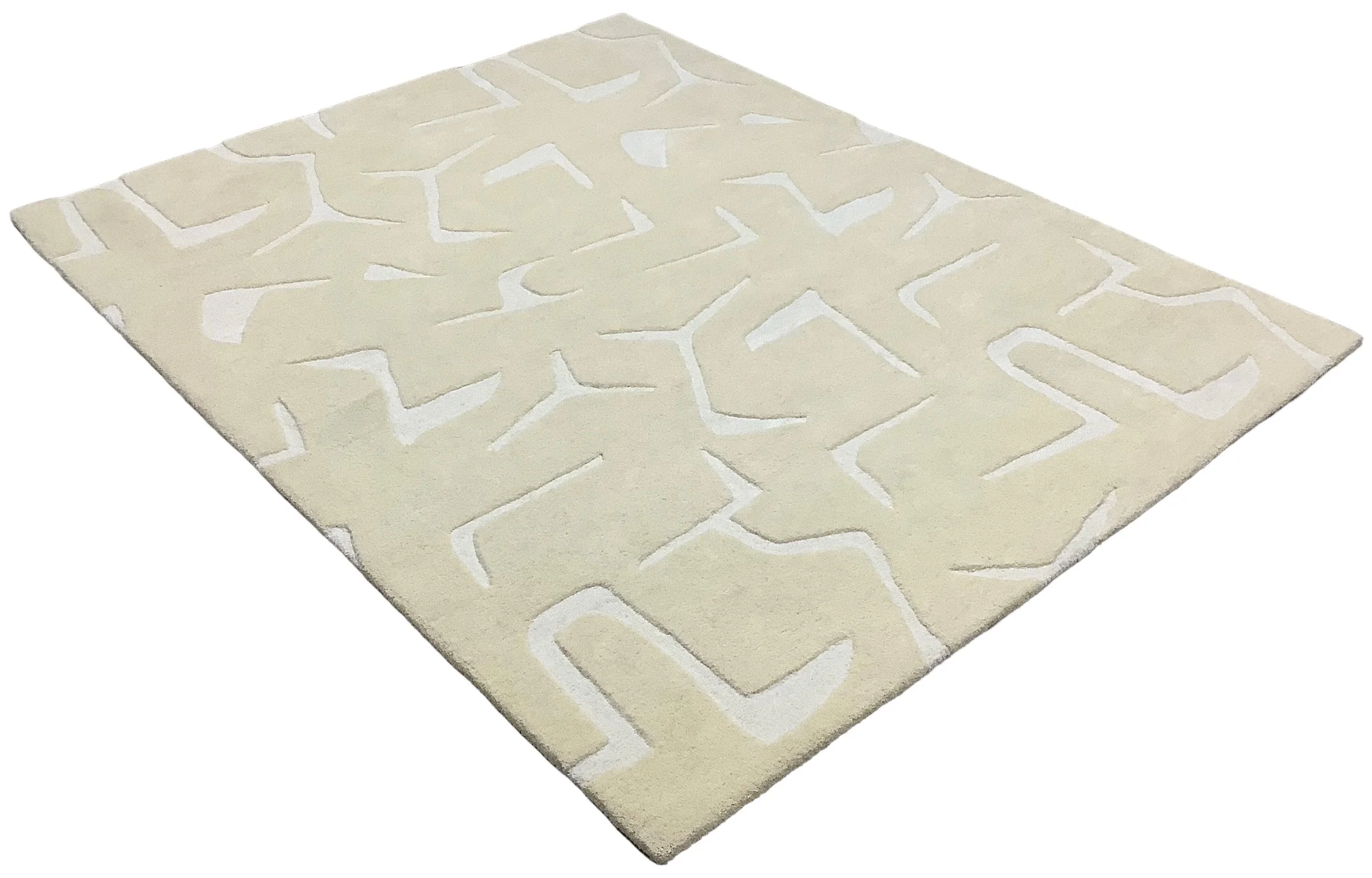 Luxury Hand Tufted Rug for Living Room I Woollen Fluffy Soft & Cozy Rug for Bedroom I Antislip Feature Rug