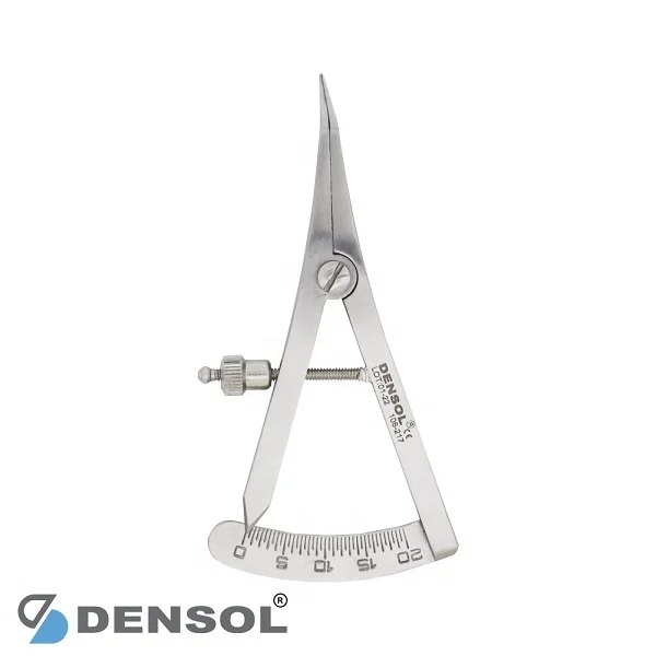 Dental Krekeler Sliding Caliper 0-80 mm Dental Implant Gauge Measuring Caliper Lab Instrument