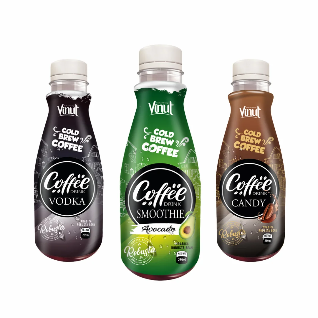 270 мл VINUT холодный кофе-Non-GMO Arabica & Robusta Beans без молочных продуктов глютена частная марка бесплатный образец Заводская пр.