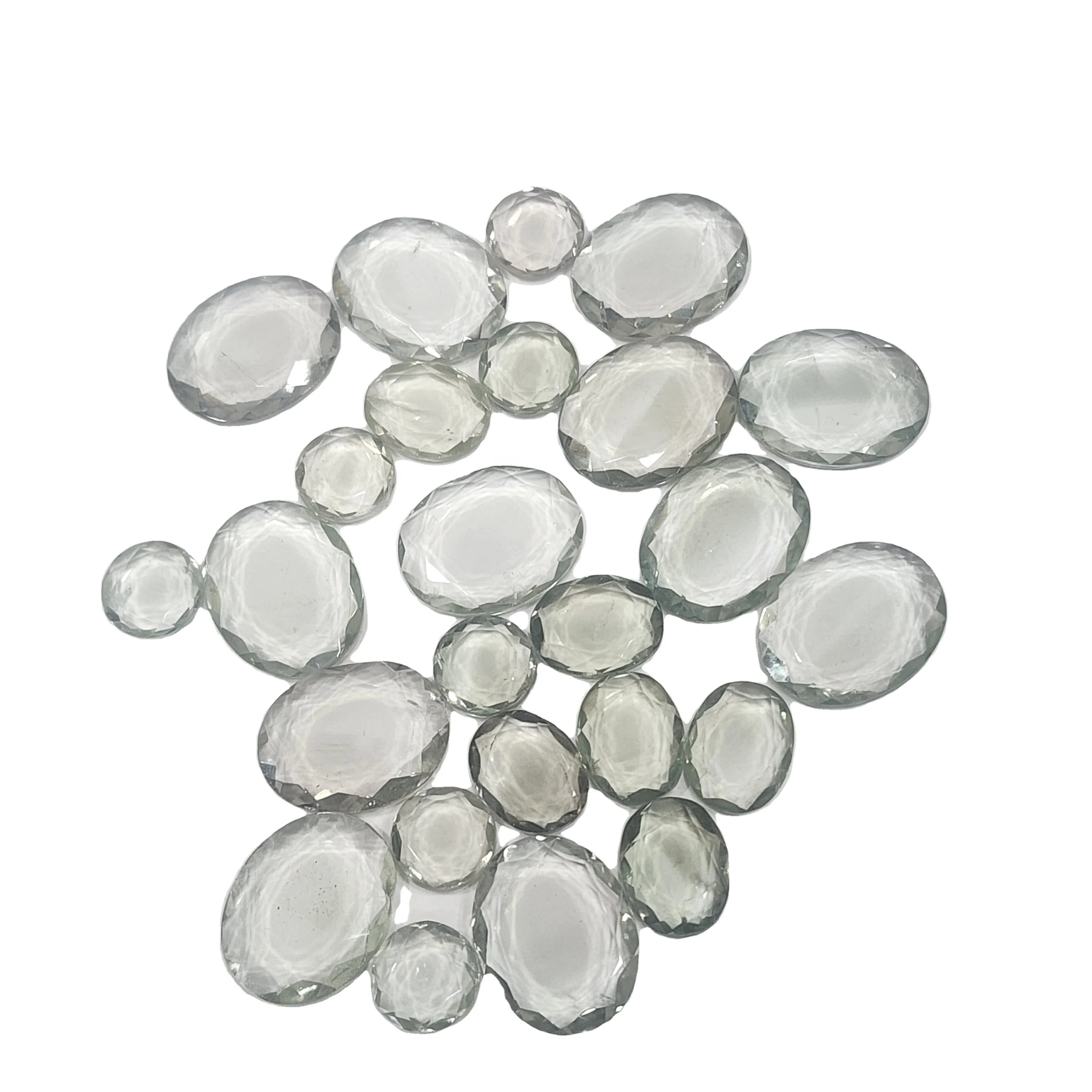 Excellent Quality Natural Mix Size Green Amethyst Loose Gemstones Designer Cut Natural For Gemstone Jewelry