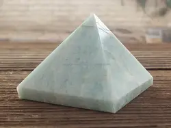 natural amazonite  crystal pyramid for  home decor and medication  healing crystal pyramid