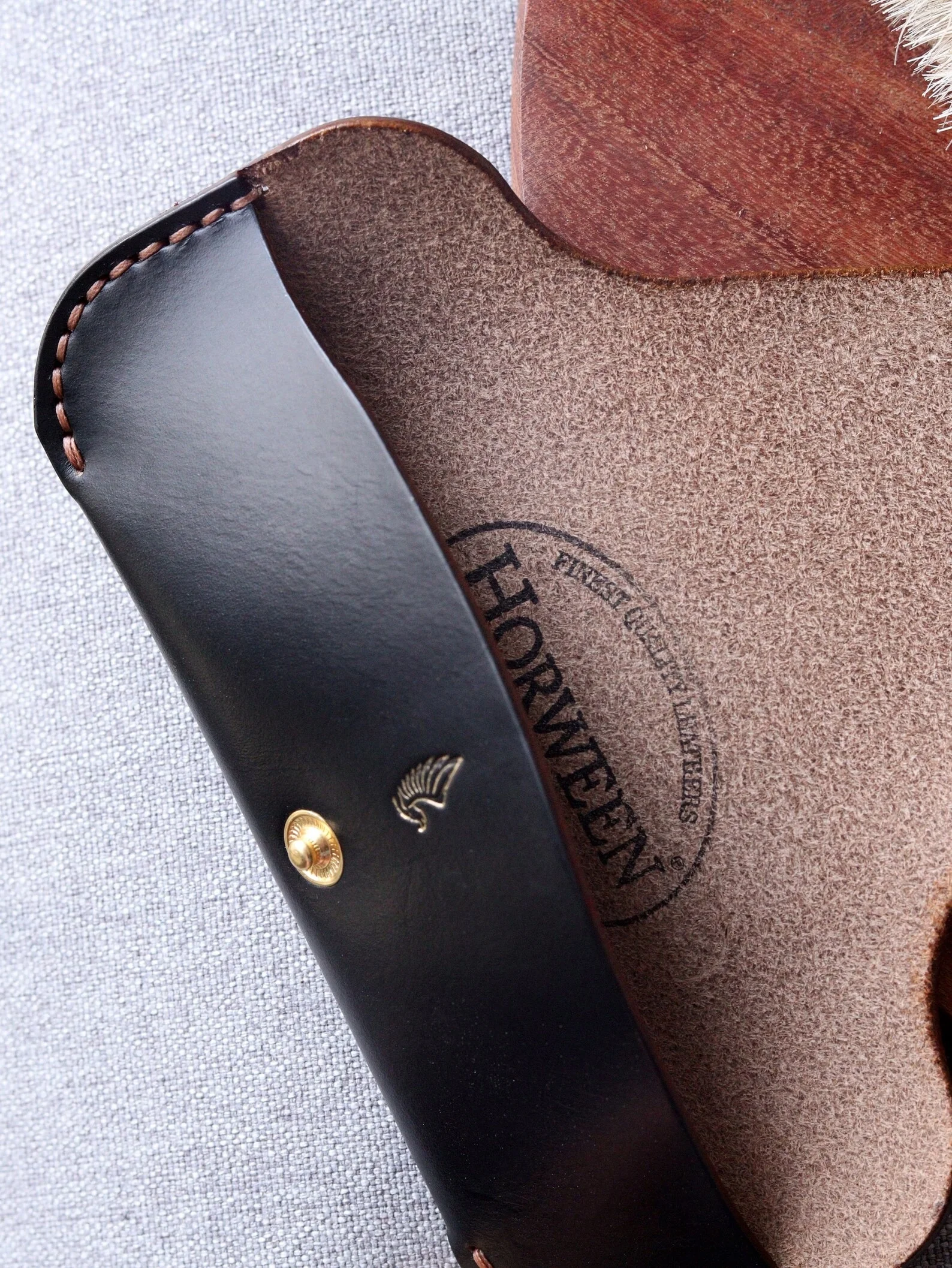 Leather Glasses Case Made From Black Chomical Eyewear Sleeve Slim Simple Sunglasses Cover Clasp Craft LGC-0075