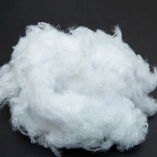 100% Polyester Staple Fiber 0.9D Solid White A grade Vikohasan Manufacturer and synthetic fiber and GRS recycled polyester fibre